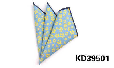 Cvjetni džepni kvadrat Za muškarce Žene Pamučne traperice Ručnik za prsa Hanky Gospoda Hankies Ležerni ženski rupčić Džepni ručnik