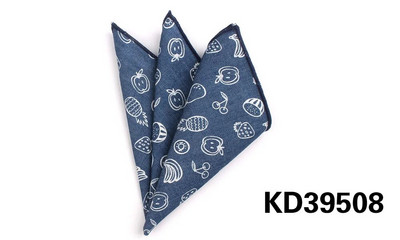 Cvjetni džepni kvadrat Za muškarce Žene Pamučne traperice Ručnik za prsa Hanky Gospoda Hankies Ležerni ženski rupčić Džepni ručnik