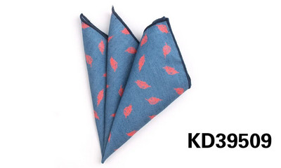 Cvjetni džepni kvadrat Za muškarce Žene Pamučne traperice Ručnik za prsa Hanky Gospoda Hankies Ležerni ženski rupčić Džepni ručnik