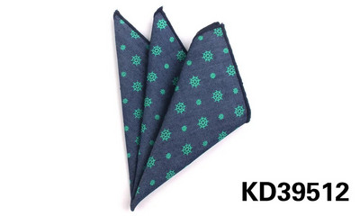 Cvjetni džepni kvadrat Za muškarce Žene Pamučne traperice Ručnik za prsa Hanky Gospoda Hankies Ležerni ženski rupčić Džepni ručnik