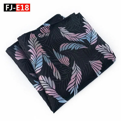 Luksusa vīriešu kabatas kvadrātveida kabatlakats zīda Paisley žakarda austa šalle 25cm kāzu ballīte vīrieša aksesuārs ziedu kaklasaite