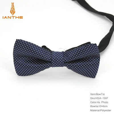 Modes tauriņi Līgavainis Vīriešiem Plaids Svītra Kravats Vīriešiem Punktveida Butterfly Gravata Dizaineris Vīriešu Zvaigzne Laulības Kāzas Peislijas tauriņi