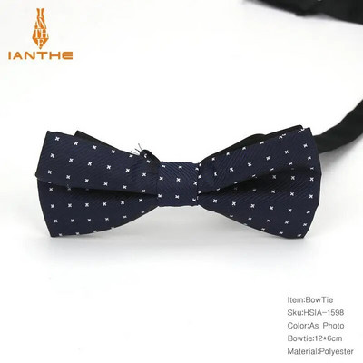 Modes tauriņi Līgavainis Vīriešiem Plaids Svītra Kravats Vīriešiem Punktveida Butterfly Gravata Dizaineris Vīriešu Zvaigzne Laulības Kāzas Peislijas tauriņi