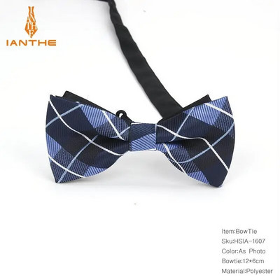 Modes tauriņi Līgavainis Vīriešiem Plaids Svītra Kravats Vīriešiem Punktveida Butterfly Gravata Dizaineris Vīriešu Zvaigzne Laulības Kāzas Peislijas tauriņi