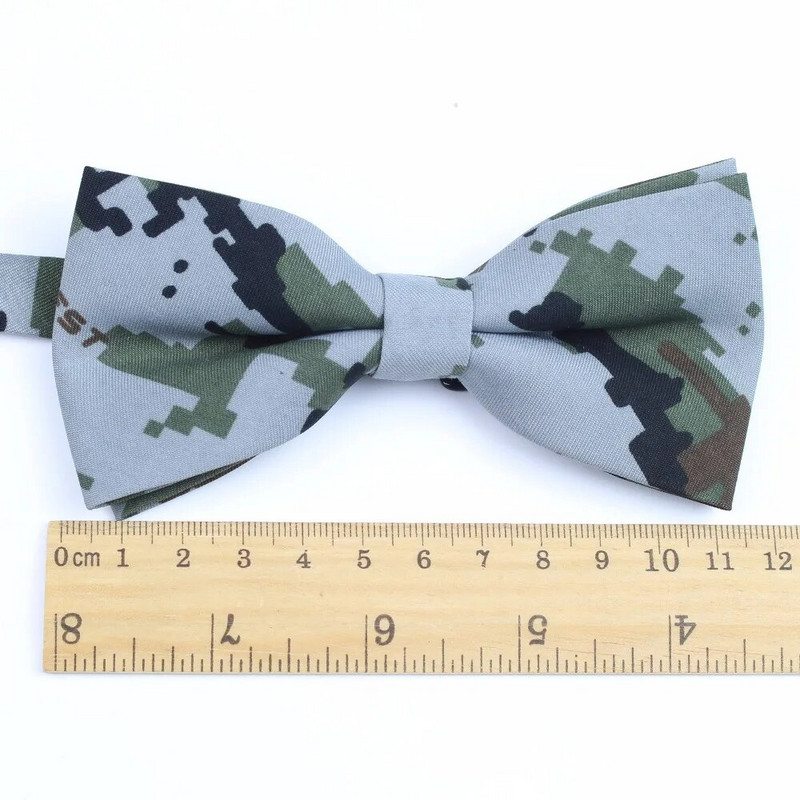 Nove modne prugaste leptir-mašne, muške šarene maskirne vojne leptir-mašne, ovratnik, podesivi