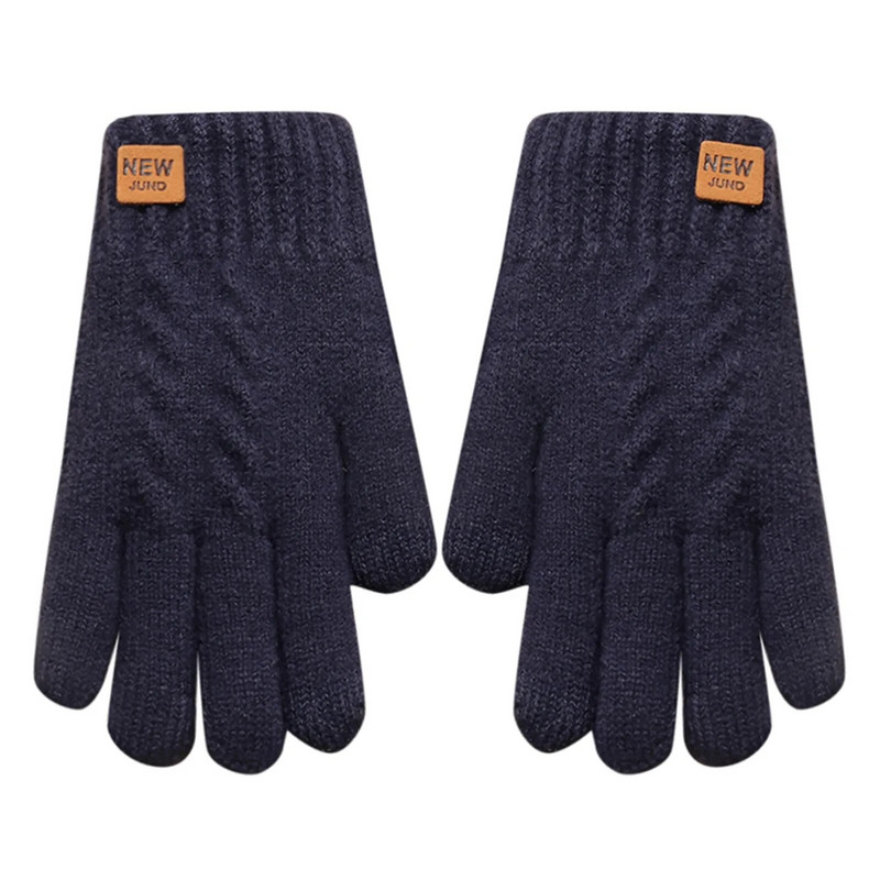 Vastag plüss kétrétegű kötött kesztyűk őszi téli meleg kesztyűk teljes ujjú ujjatlan női kültéri, hidegálló női kesztyűk Új
