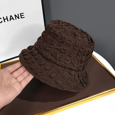 Új őszi és téli halász sapka női koreai változata hajtogatott virágok Wild Basin sapka Japán retro divat utcai napkalapok