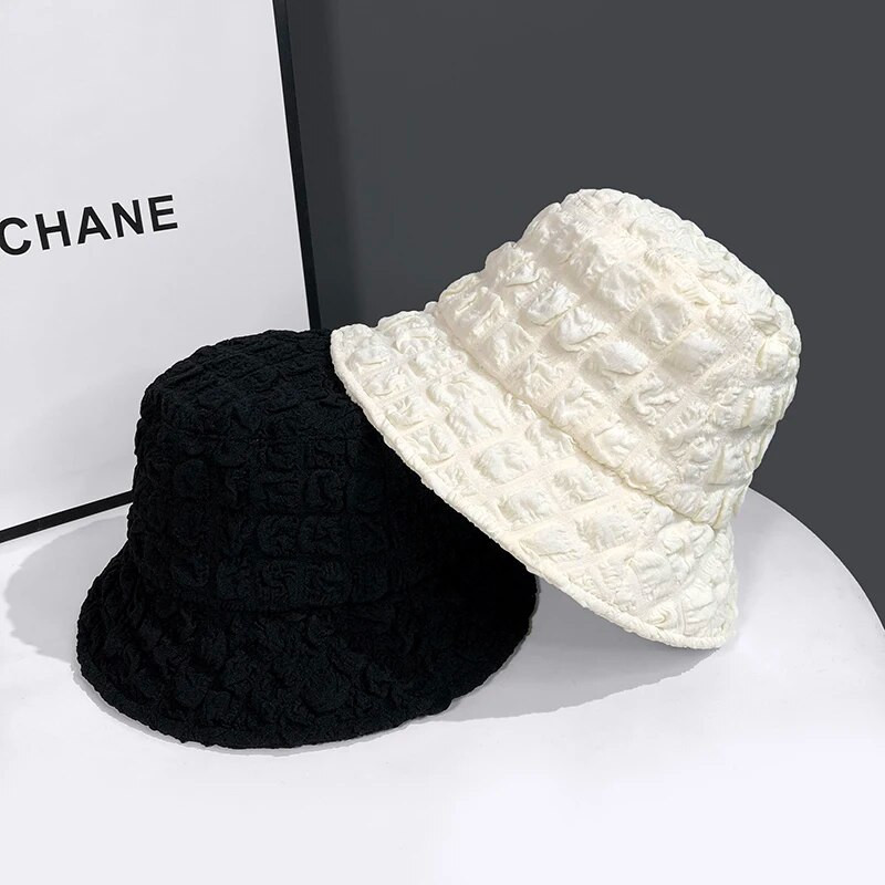 Új őszi és téli halász sapka női koreai változata hajtogatott virágok Wild Basin sapka Japán retro divat utcai napkalapok