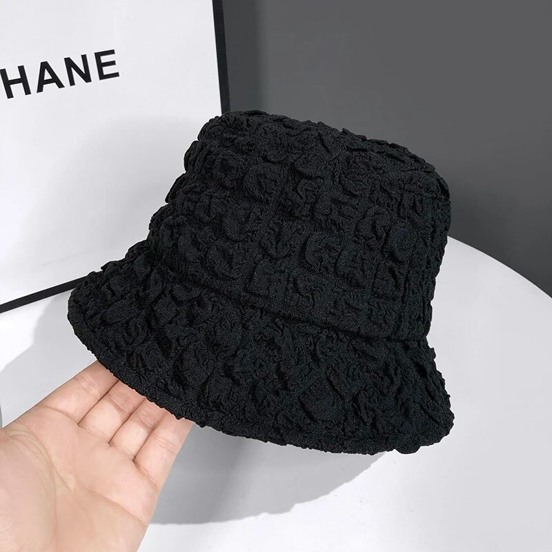 Új őszi és téli halász sapka női koreai változata hajtogatott virágok Wild Basin sapka Japán retro divat utcai napkalapok