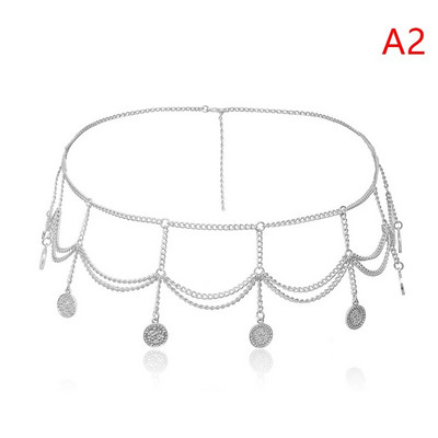 Pojasevi za žene Lanac Rastezljivi remen Elegantni pojas oko struka Metalni dizajnerski pojasevi Luksuzni dijamantni ženski tanki pojas Ceinture Femme