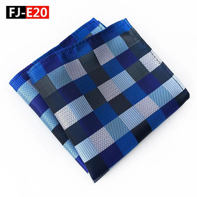 Fashion Luxury Mans Τσέπη τετράγωνο μαντήλι Μεταξωτό κοστούμι Jacquard Υφαντό Hanky Paisley σχέδιο 25cm Μαντήλι γάμου