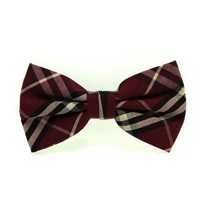 HUISHI regulējams formāls kokvilnas vīriešu tauriņš rūtains stila modes biznesa kāzu tauriņš vīriešu kleita krekls dāvana