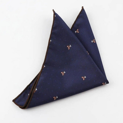 Jauks korgiju rotaļu suns Hankie žakarda poliesters augstas kvalitātes kabatas kvadrātveida biznesa smokings kaklasaite vīriešu kabatlakats dāvana aksesuārs