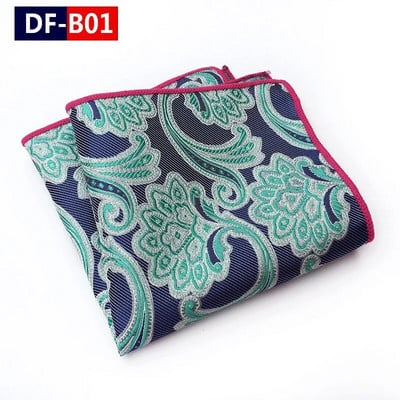 Muški rupčić četvrtasti luksuzni modni rupčić ručnik za dodatke Formalni novitet Geometrijski džepni ručnik