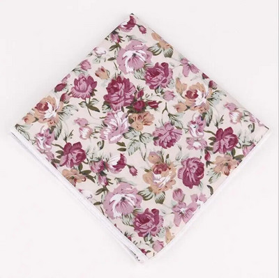 RBOCOTT férfi zsebkendő pamut virágos zseb négyzet 25cm*25cm férfi party üzleti esküvői kiegészítők