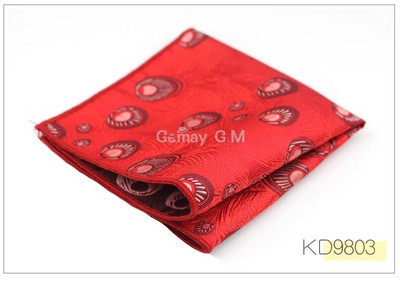 Férfi zseb, négyzet alakú, többszínű vőlegény Hanky jacquard szőtt zsebkendő vadonatúj divatos klasszikus esküvő