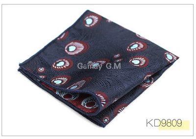 Férfi zseb, négyzet alakú, többszínű vőlegény Hanky jacquard szőtt zsebkendő vadonatúj divatos klasszikus esküvő