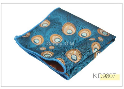 Férfi zseb, négyzet alakú, többszínű vőlegény Hanky jacquard szőtt zsebkendő vadonatúj divatos klasszikus esküvő