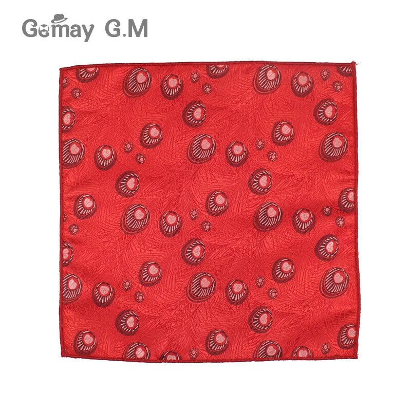 Férfi zseb, négyzet alakú, többszínű vőlegény Hanky jacquard szőtt zsebkendő vadonatúj divatos klasszikus esküvő