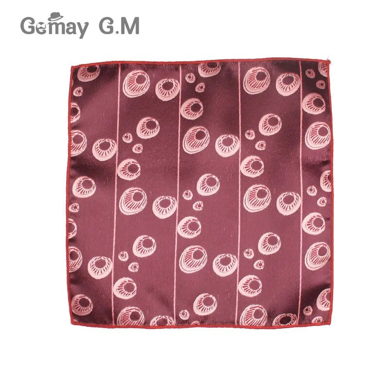Férfi zseb, négyzet alakú, többszínű vőlegény Hanky jacquard szőtt zsebkendő vadonatúj divatos klasszikus esküvő