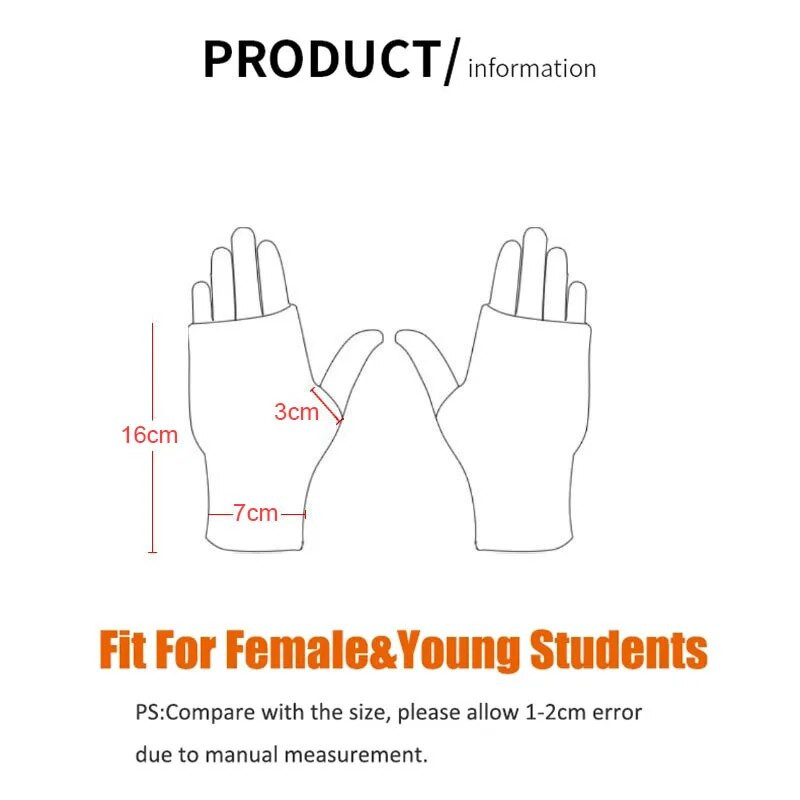 Ženske rukavice do pola prsta Elegantne toplije ruke Zimske ženske rukavice heklane rukavice za pletenje od umjetne vune Tople rukavice bez prstiju T75