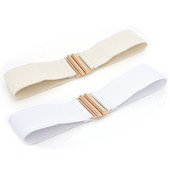 Naiste vöökorsett laia vöökoha vöö elastne kleidirihm Luksuslik disaineri brändi veniv elastne lai korsett metallist pandlaga vöökoht