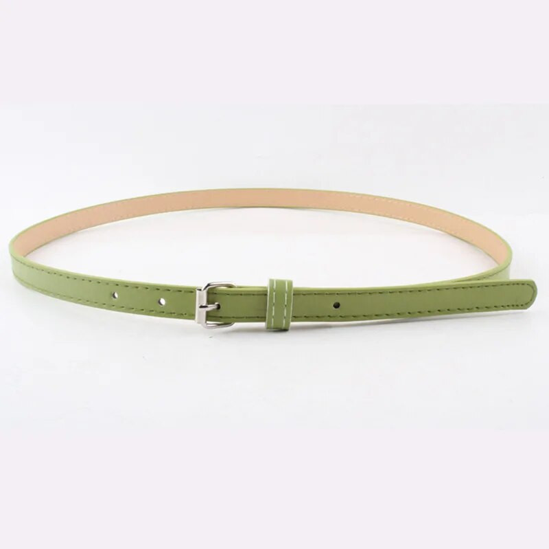 2020. gada jauna 14 krāsu Pu jostas dāmu sarkana brūna melna balta dzeltena josta dāmu kleita plānā josta vairumtirdzniecība