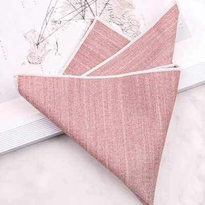 Muški rupčić od čistog pamuka Vintage karirani prugasti džepni četvrtasti rupčić Klasična maramica Dekoracija odjeće Odijelo za vjenčanje Maramice