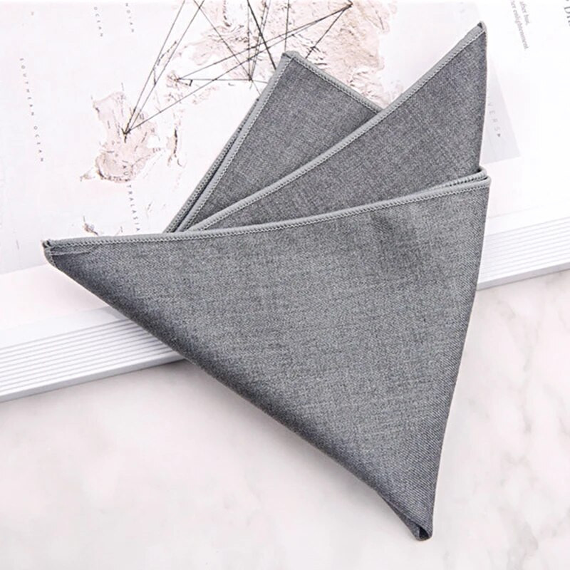 Muški rupčić od čistog pamuka Vintage karirani prugasti džepni četvrtasti rupčić Klasična maramica Dekoracija odjeće Odijelo za vjenčanje Maramice