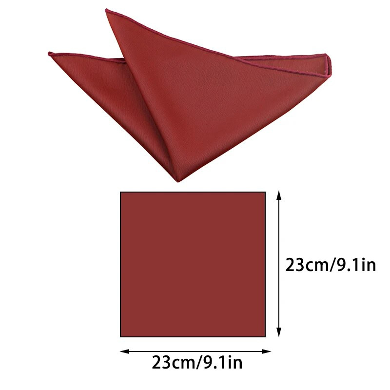 Zīda lakatiņu šalles Vintage Hankies vīriešu kabatas kvadrātveida kabatlakatiņi svītraini masīvi puņķu lupata 23*23 cm