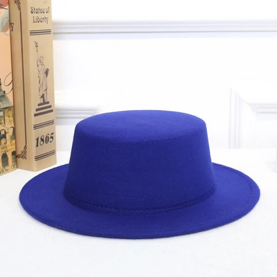 Šeširi za žene Luksuzni Fedora šešir Ženski Panama Zimski šešir širokog oboda Vintage crno-bijeli formalni vjenčani Sombrero Hombre