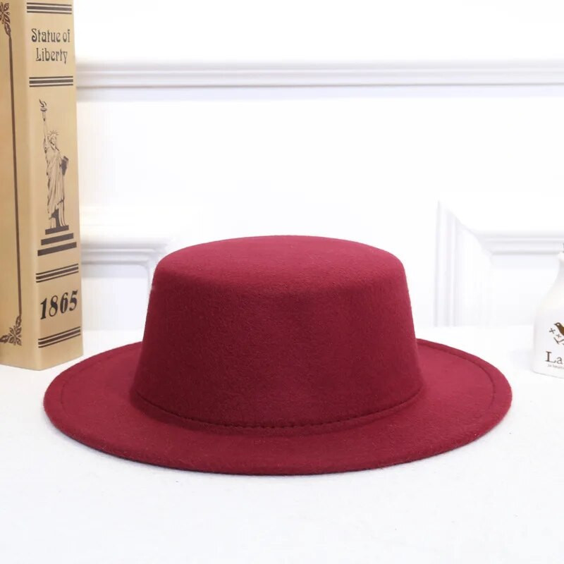 Šeširi za žene Luksuzni Fedora šešir Ženski Panama Zimski šešir širokog oboda Vintage crno-bijeli formalni vjenčani Sombrero Hombre