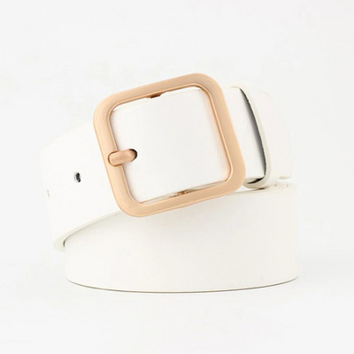 90-110 cm široki kožni remen oko struka Visokokvalitetni ženski remeni s četvrtastom iglom s metalnom kopčom za žene Remen za traperice Cinturon Mujer