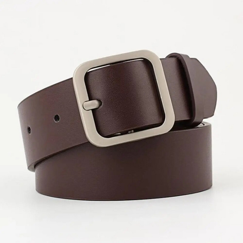 90-110 cm široki kožni remen oko struka Visokokvalitetni ženski remeni s četvrtastom iglom s metalnom kopčom za žene Remen za traperice Cinturon Mujer