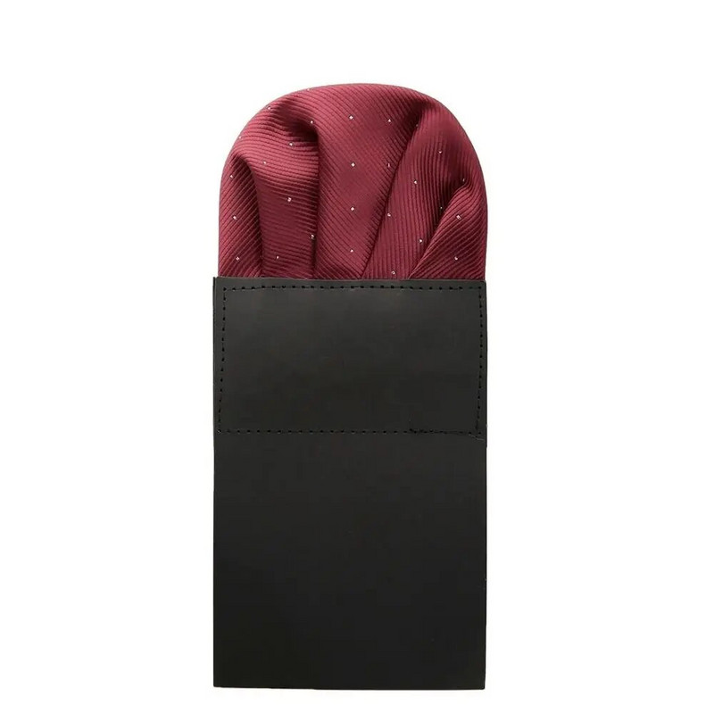 Dvielis Iepriekš salocīts Polka Dots Džentlmeņu kokvilna vīriešiem Vīriešu kabatlakats uzvalks kabatas dvieļi korejiešu kabatas Hanky uzvalka aksesuāri