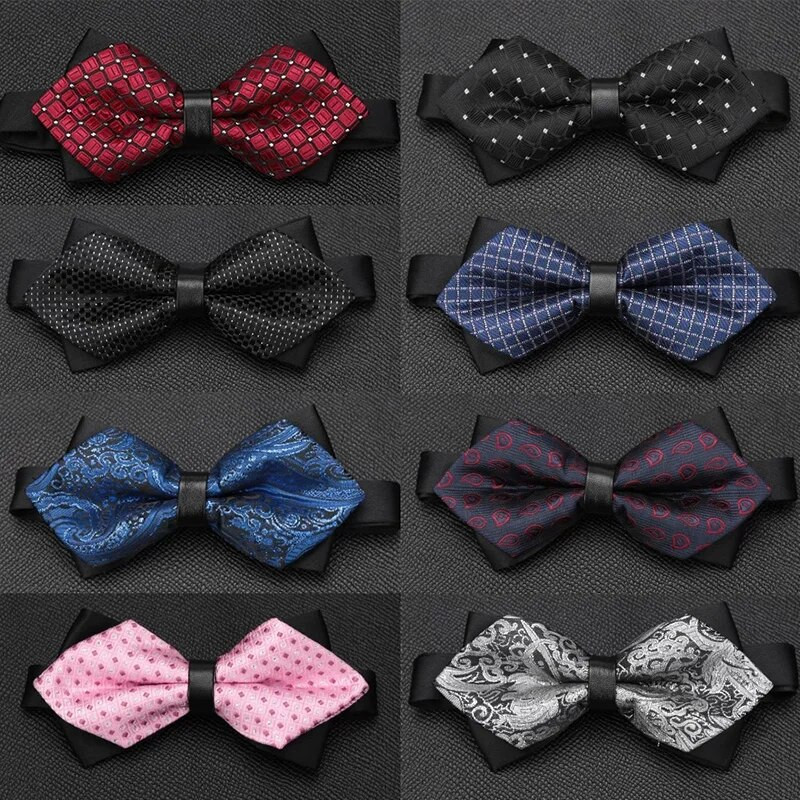 Klasične muške kravate Modne leptir zabave Vjenčane leptir mašne za dječake Prugaste karirane leptir mašne Muški dodaci Pokloni