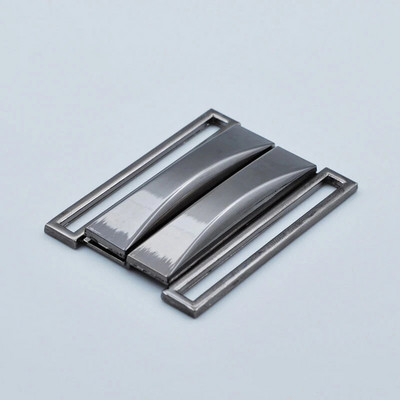 Fémötvözet szívcsat arany szál fekete dekoratív övcsat 40 mm-es rögzítő kabátokhoz Bőr kézműves hátizsák heveder