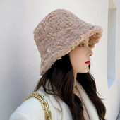 Jaunas rudens ziemas biezas ausu sildīšanas cepures sievietēm, vienkrāsainas, pārveidojamas plīša Panamas cepures āra aukstumizturīgas baseina cepures