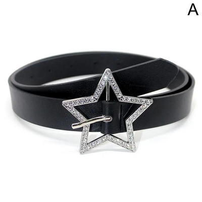 Vintage modni dodaci Petokraka zvijezda Pojas Ukrasna haljina s dugim remenom od vještačkih dijamanata 2023. Ženska košulja Harajuku