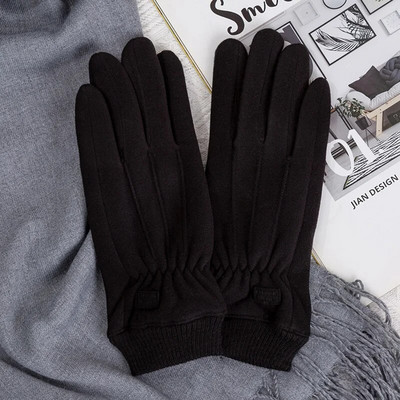 Modne zimske ženske rukavice Zaslon osjetljiv na dodir, tople debele baršunaste ženske rukavice otporne na vjetar za vožnju bicikla na otvorenom Ženske rukavice