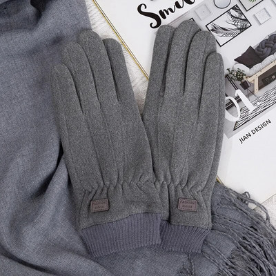 Modne zimske ženske rukavice Zaslon osjetljiv na dodir, tople debele baršunaste ženske rukavice otporne na vjetar za vožnju bicikla na otvorenom Ženske rukavice