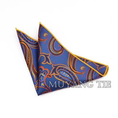 Modni muški 23 CM * 23 CM poliesterski rupčić Gentleman Paisley cvjetni džepni kvadratni dodaci za vjenčani smoking