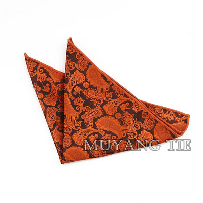 Modni muški 23 CM * 23 CM poliesterski rupčić Gentleman Paisley cvjetni džepni kvadratni dodaci za vjenčani smoking