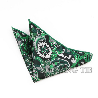 Modni muški 23 CM * 23 CM poliesterski rupčić Gentleman Paisley cvjetni džepni kvadratni dodaci za vjenčani smoking