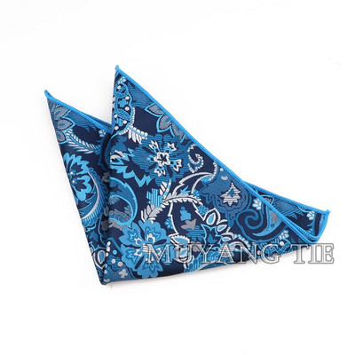 Modni muški 23 CM * 23 CM poliesterski rupčić Gentleman Paisley cvjetni džepni kvadratni dodaci za vjenčani smoking