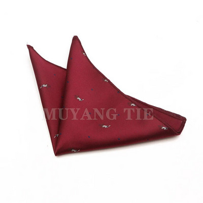 Modes vīriešu 24cm*24cm poliestera kabatlakats sarkans purpursarkans dzeltens puķu kabatas kvadrātveida kāzu smokinga aksesuāri