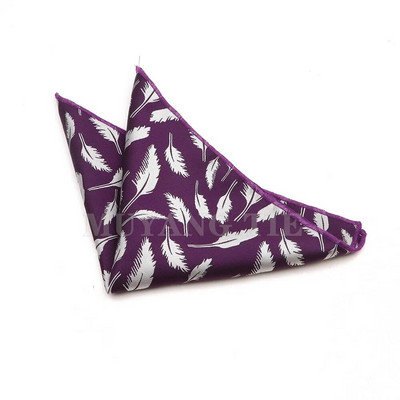 Modes vīriešu 24cm*24cm poliestera kabatlakats sarkans purpursarkans dzeltens puķu kabatas kvadrātveida kāzu smokinga aksesuāri