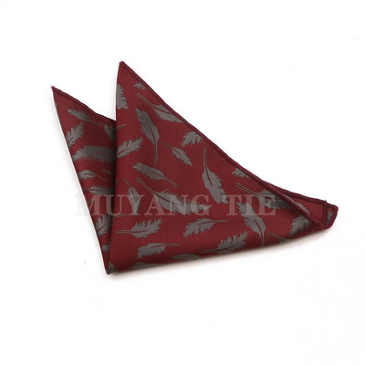 Modes vīriešu 24cm*24cm poliestera kabatlakats sarkans purpursarkans dzeltens puķu kabatas kvadrātveida kāzu smokinga aksesuāri