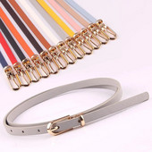 Meitenes Sievietēm Gracioza Candy Krāsa Plāna Izdilis jostasvieta Mākslīgās ādas jostas Kleitas siksniņa Regulējama Josta