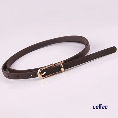 Meitenes Sievietēm Gracioza Candy Krāsa Plāna Izdilis jostasvieta Mākslīgās ādas jostas Kleitas siksniņa Regulējama Josta